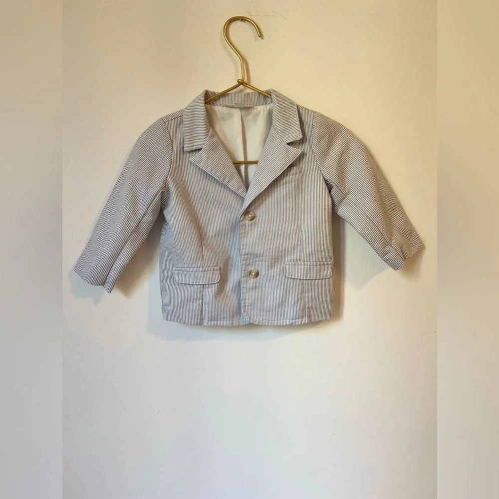 Baby Boy Striped Miniclasix Blazer Size 9 months